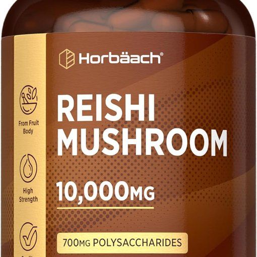 Horbaach Reishi Mushroom Capsules 10,000mg