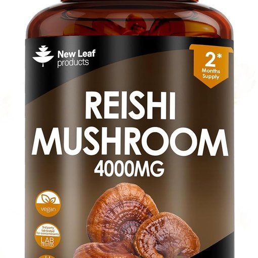 New Leaf Reishi Mushroom Capsules 4000mg