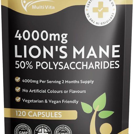 Lion's Mane Mushroom Extract 4000mg — UK Made
