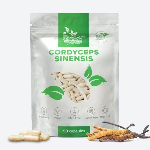 Raw Powders Cordyceps Sinensis 750mg