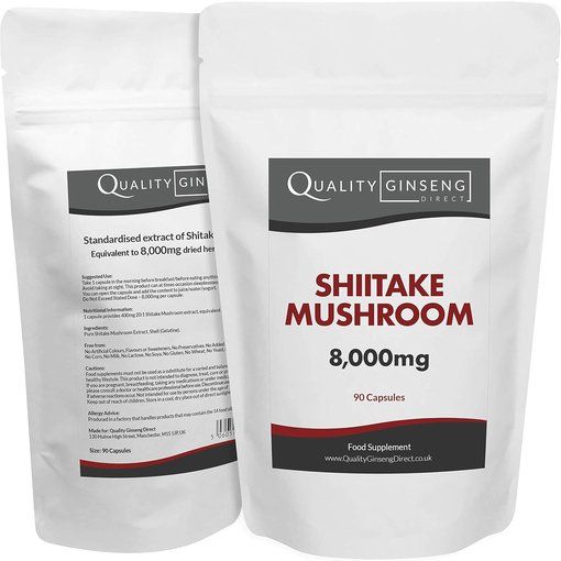 Shiitake Mushroom 8000mg Capsules