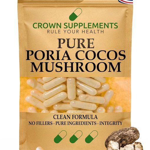 Crown Supplements Pure Poria Cocos Extract Capsules