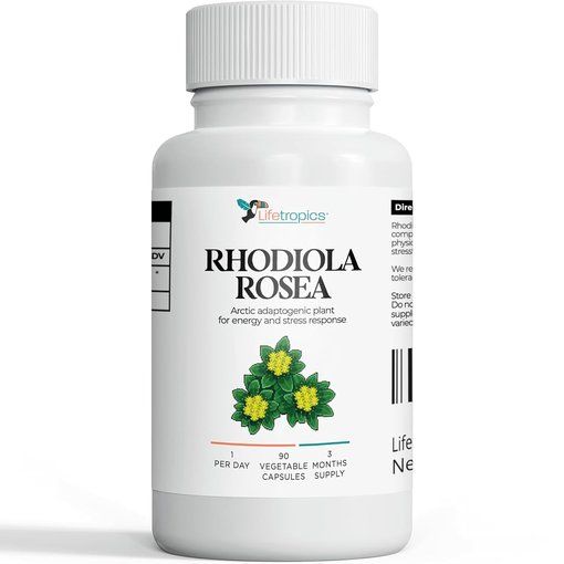 Lifetropics Rhodiola Rosea 500mg