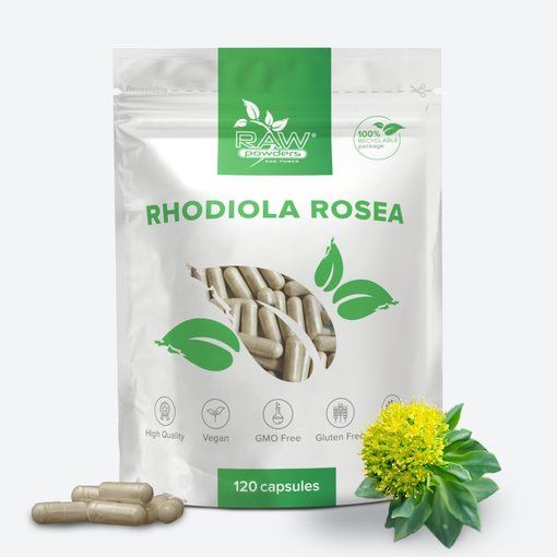 Raw Powders Rhodiola Rosea 500mg