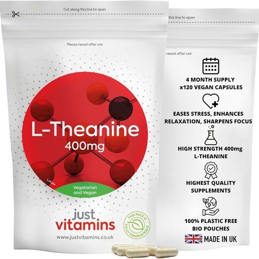 Just Vitamins L-Theanine 400mg UK Made