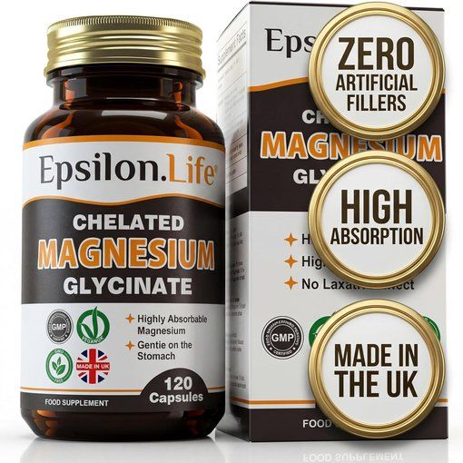 Epsilon Life Magnesium Glycinate 500mg