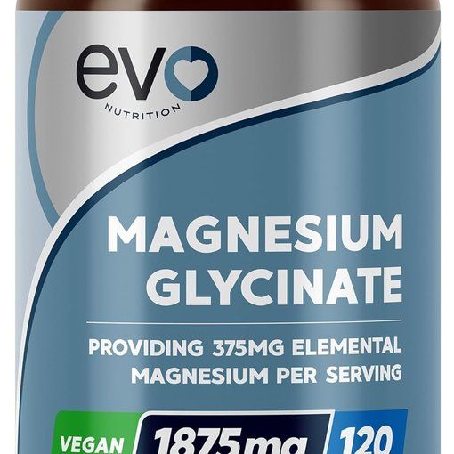 EVO Nutrition Magnesium Glycinate 1875mg UK Made