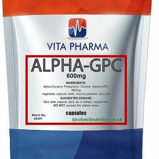 VITA PHARMA Alpha-GPC 600mg 120 Capsules