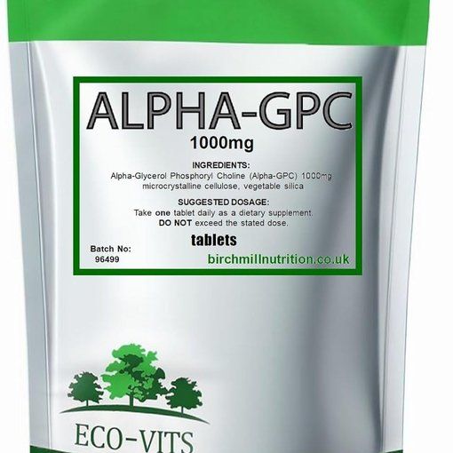 ECO-VITS Alpha GPC 99% 1000mg 30 Tablets