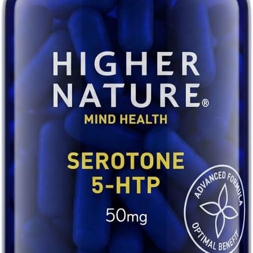 Higher Nature Serotone 5-HTP 50mg with B vitamins and zinc, 90 capsules