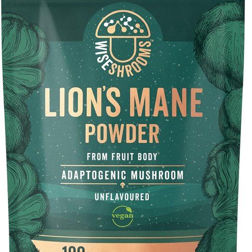 Wiseshrooms Lion's Mane Powder 3000mg 100g Coffee Tea