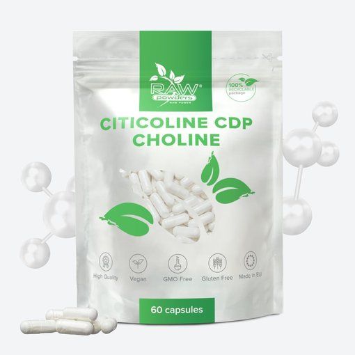 Raw Powders Citicoline CDP-Choline 250mg 60 capsules