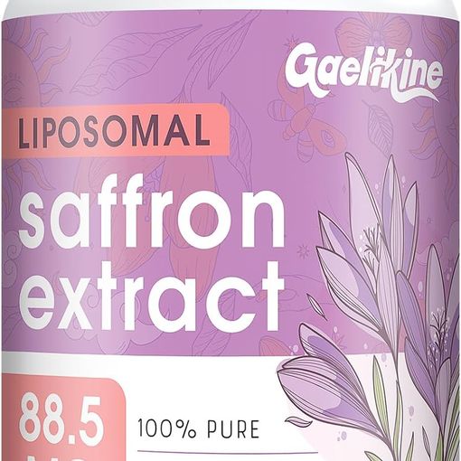 Liposomal Saffron Capsules 88.5mg pure extract 60 capsules