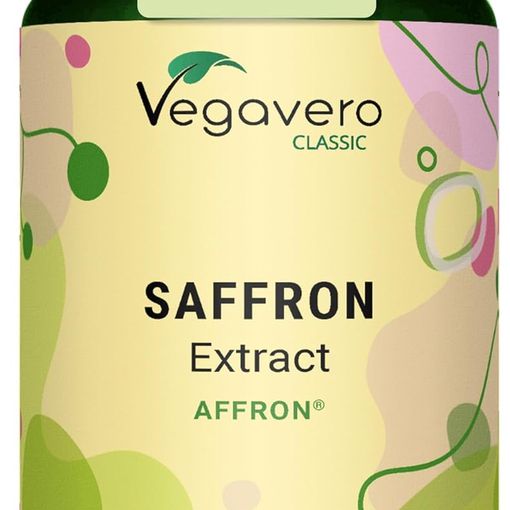 Vegavero Saffron Supplement 90mg 120 capsules bottle