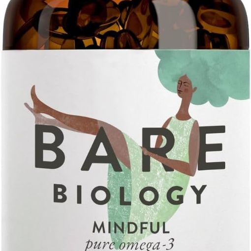 Bare Biology Mindful Pure Omega-3 capsules bottle