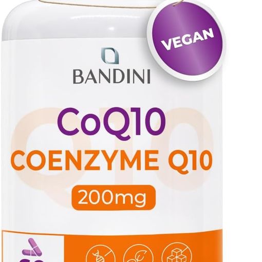 Bandini CoQ10 200mg vegan capsules bottle