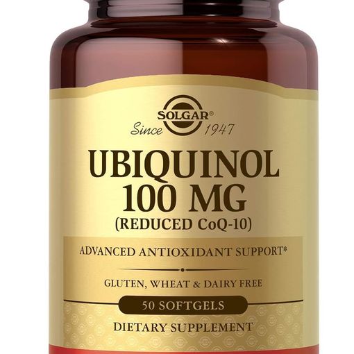Solgar Ubiquinol 100mg softgel bottle