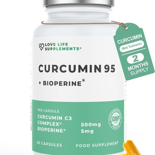 Love Life Supplements Curcumin 95 plus Bioperine bottle