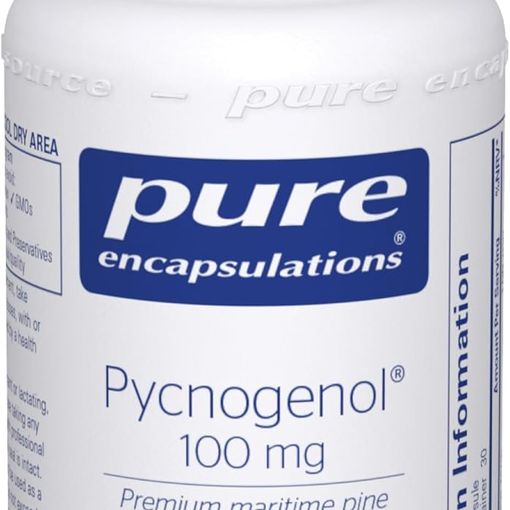 Pure Encapsulations Pycnogenol 100mg hypoallergenic capsules bottle