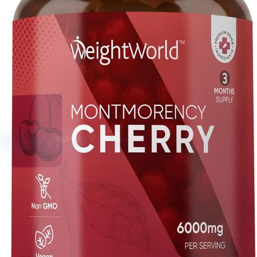 WeightWorld Montmorency Cherry Capsules 6000mg bottle