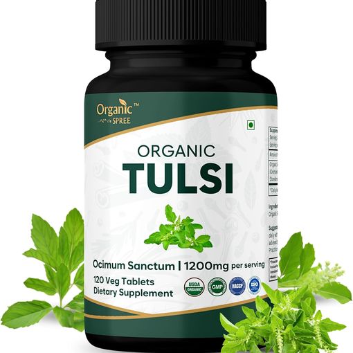 Organic Spree Organic Tulsi Tablets bottle