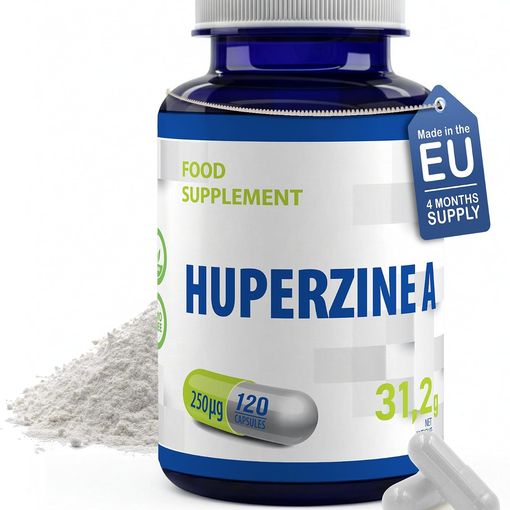 Hepatica Huperzine A 250mcg 120 vegan capsules bottle