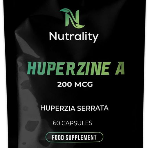 Nutrality Huperzine A 200mcg 60 capsules pouch